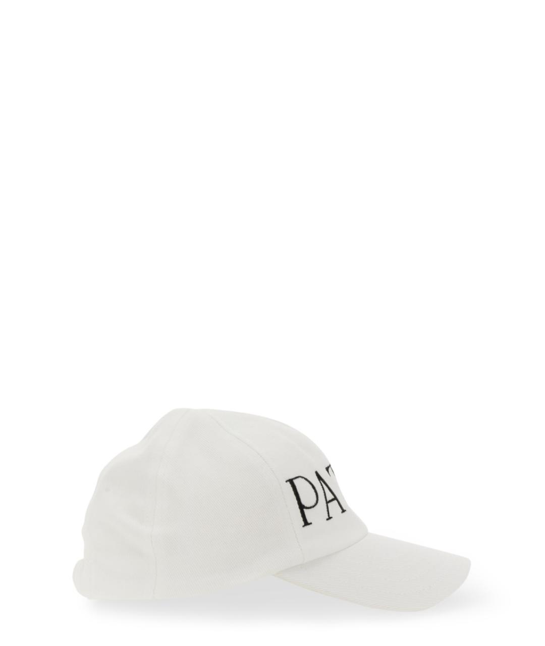 PATOU Белая хлопковая кепка, фото 2