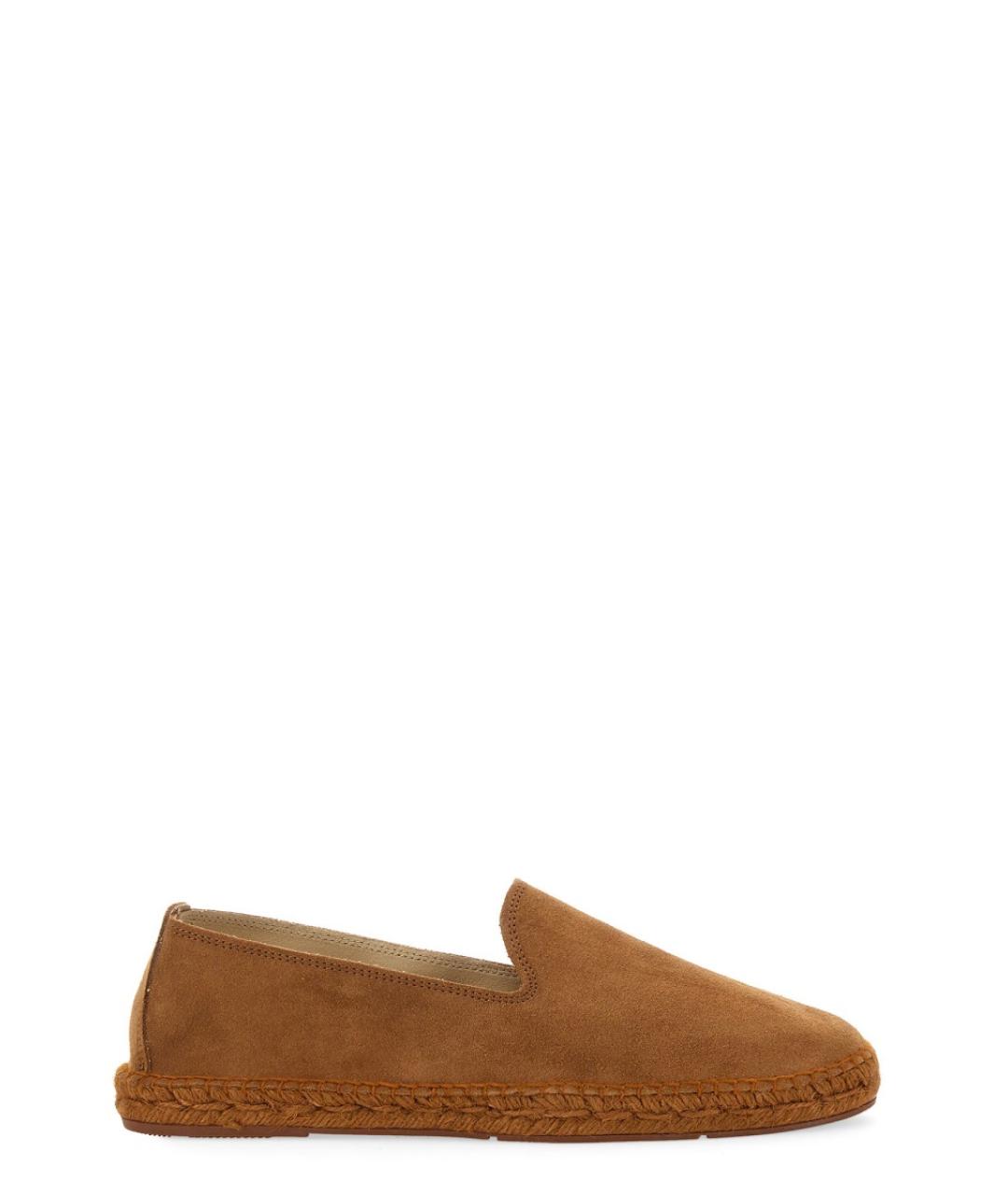 MANEBI Коричневые замшевые эспадрильи, фото 1