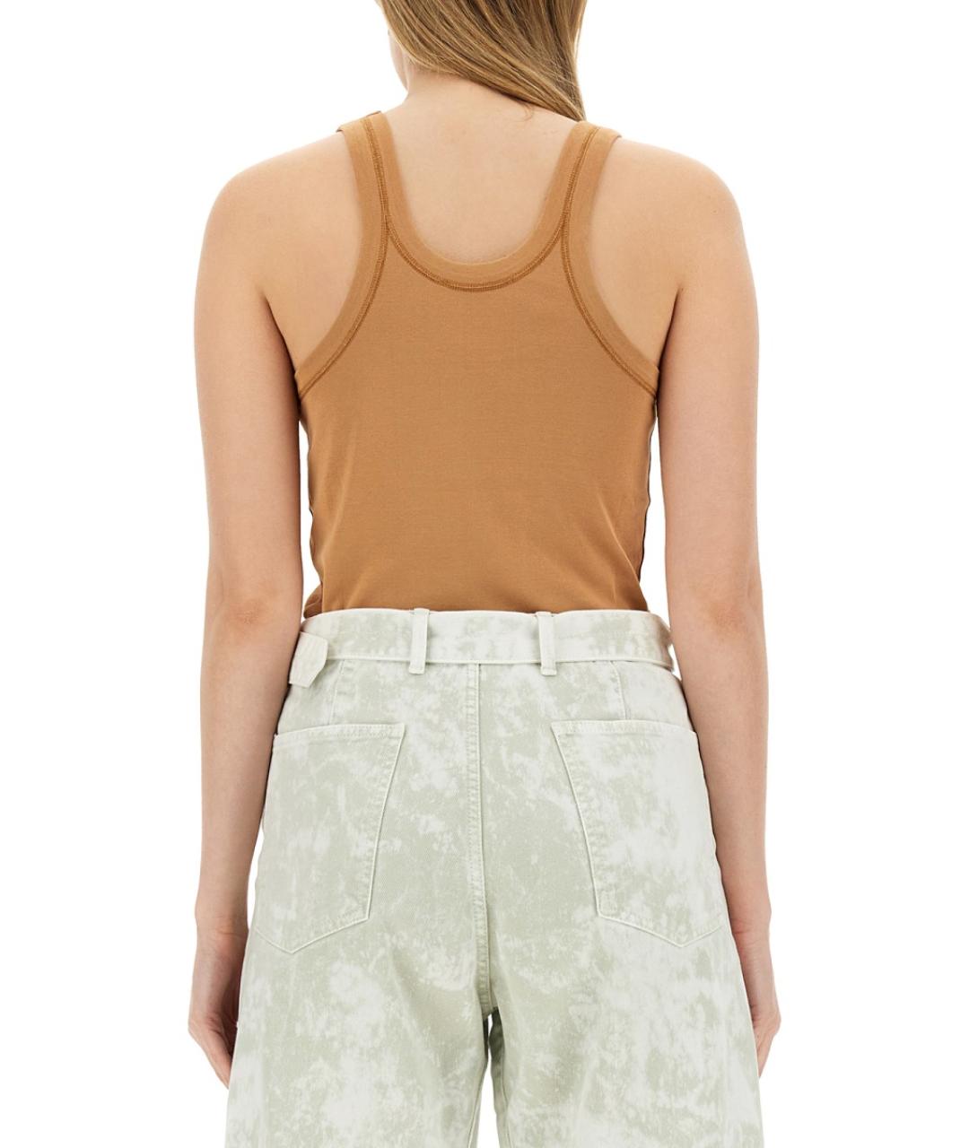 LEMAIRE Бежевая хлопковая майка, фото 3