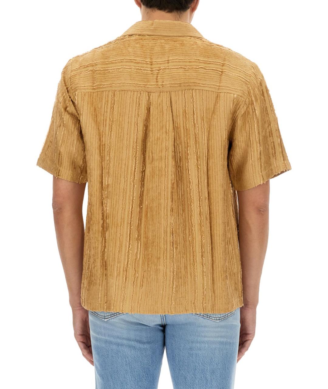 SEFR Бежевая хлопковая кэжуал рубашка, фото 3