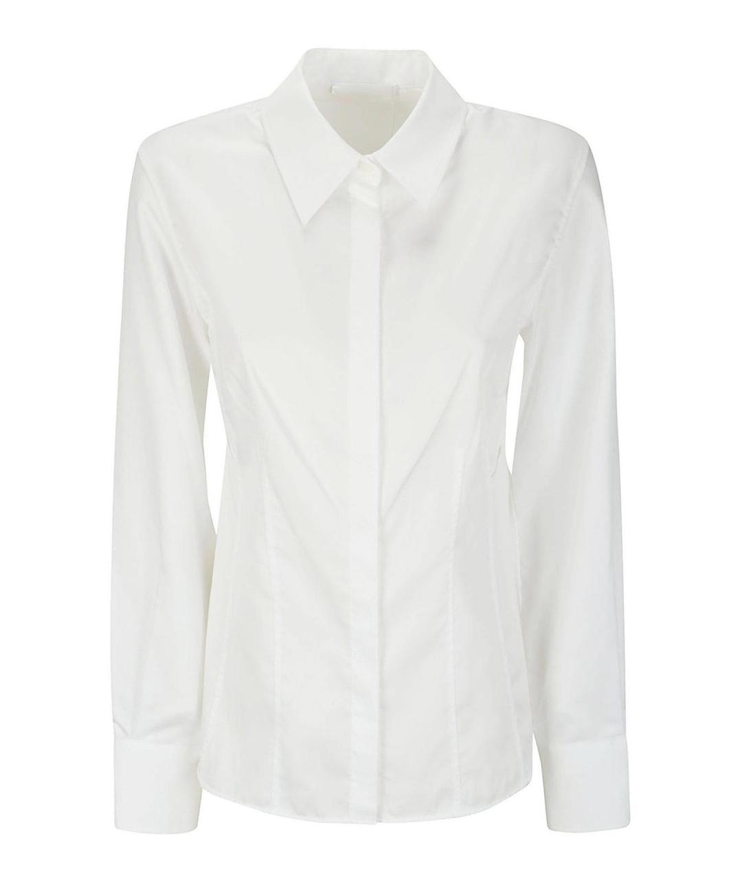 HELMUT LANG Белая хлопковая рубашка, фото 1