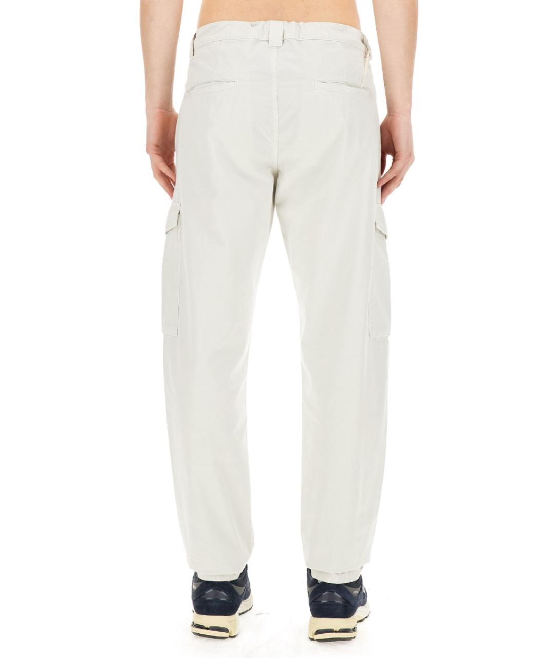 ASPESI Бежевые хлопковые повседневные брюки, фото 3