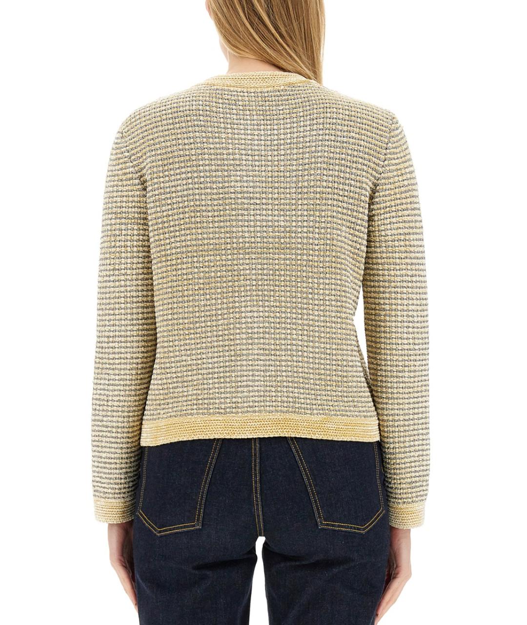 TORY BURCH Белый вискозный кардиган, фото 3