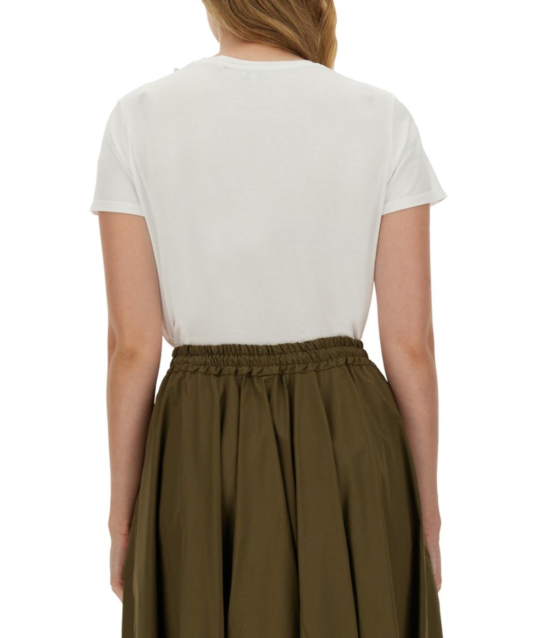 ASPESI Белая хлопковая футболка, фото 3