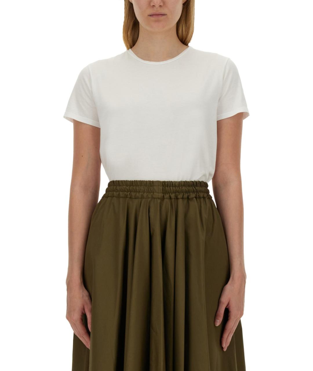 ASPESI Белая хлопковая футболка, фото 5