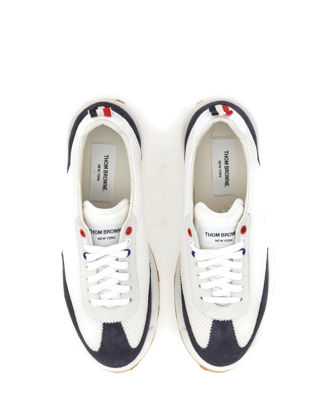 THOM BROWNE Мульти текстильные низкие кроссовки / кеды, фото 2