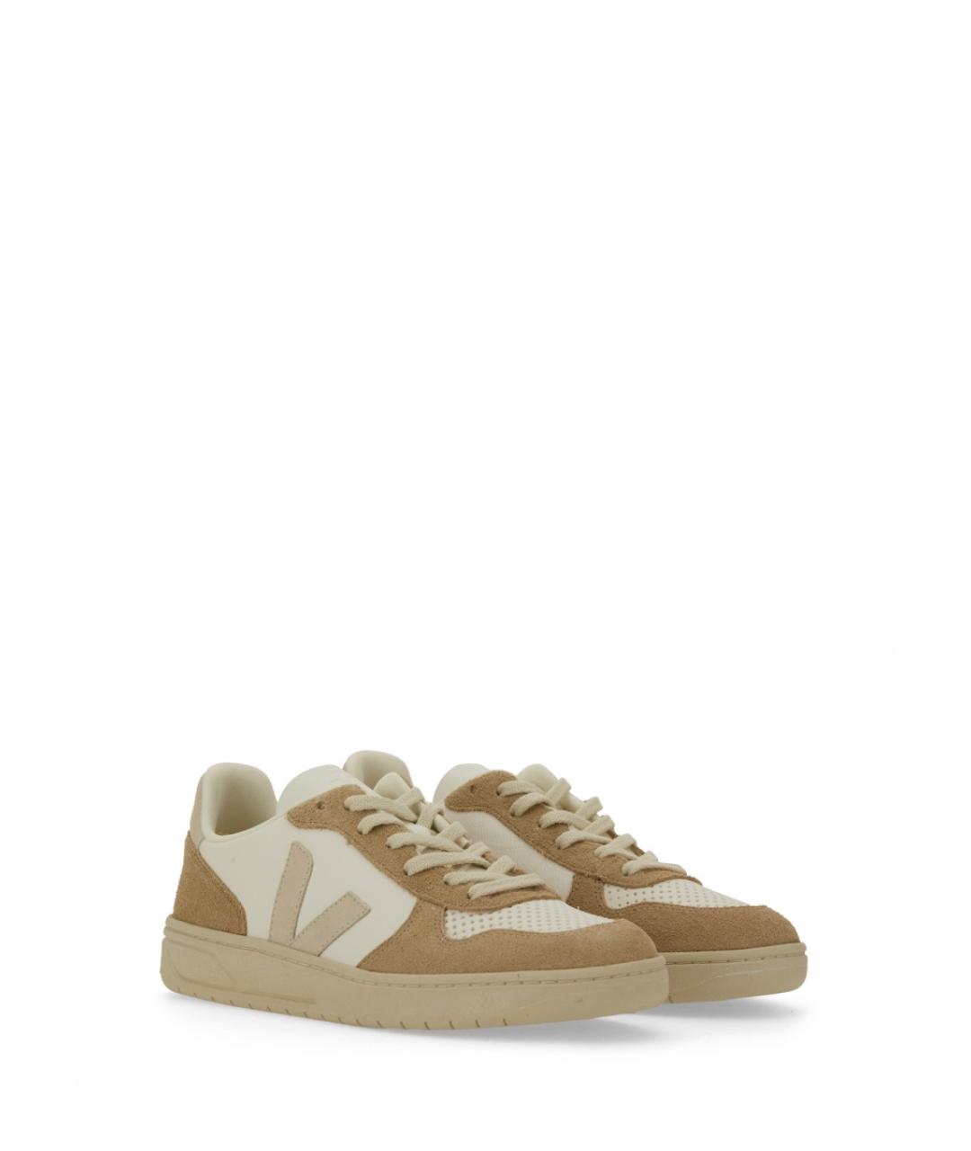 VEJA Бежевые текстильные кроссовки, фото 6