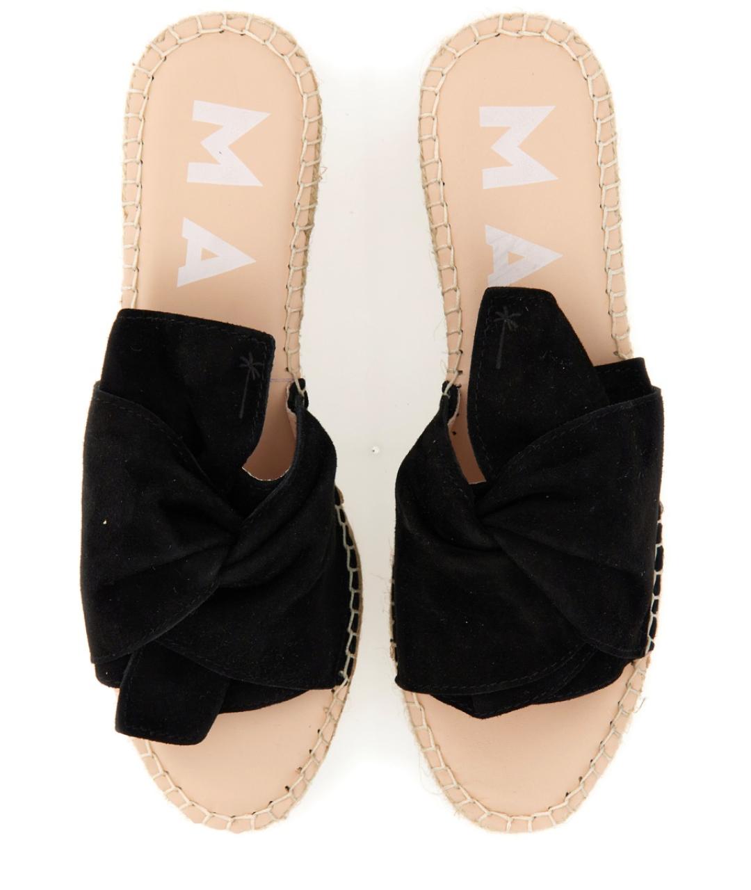 MANEBI Черные босоножки, фото 4