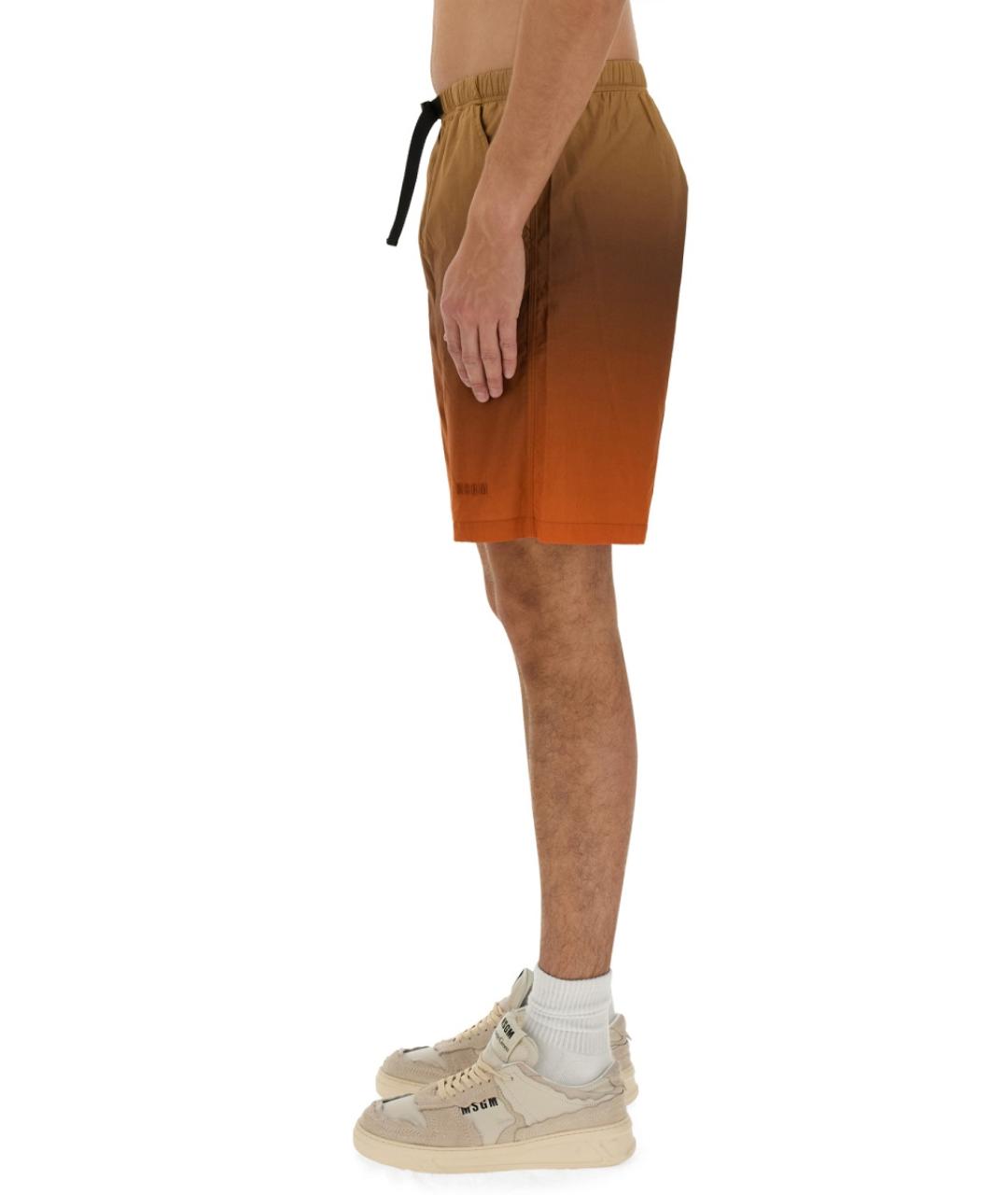 MSGM Мульти хлопковые шорты, фото 3