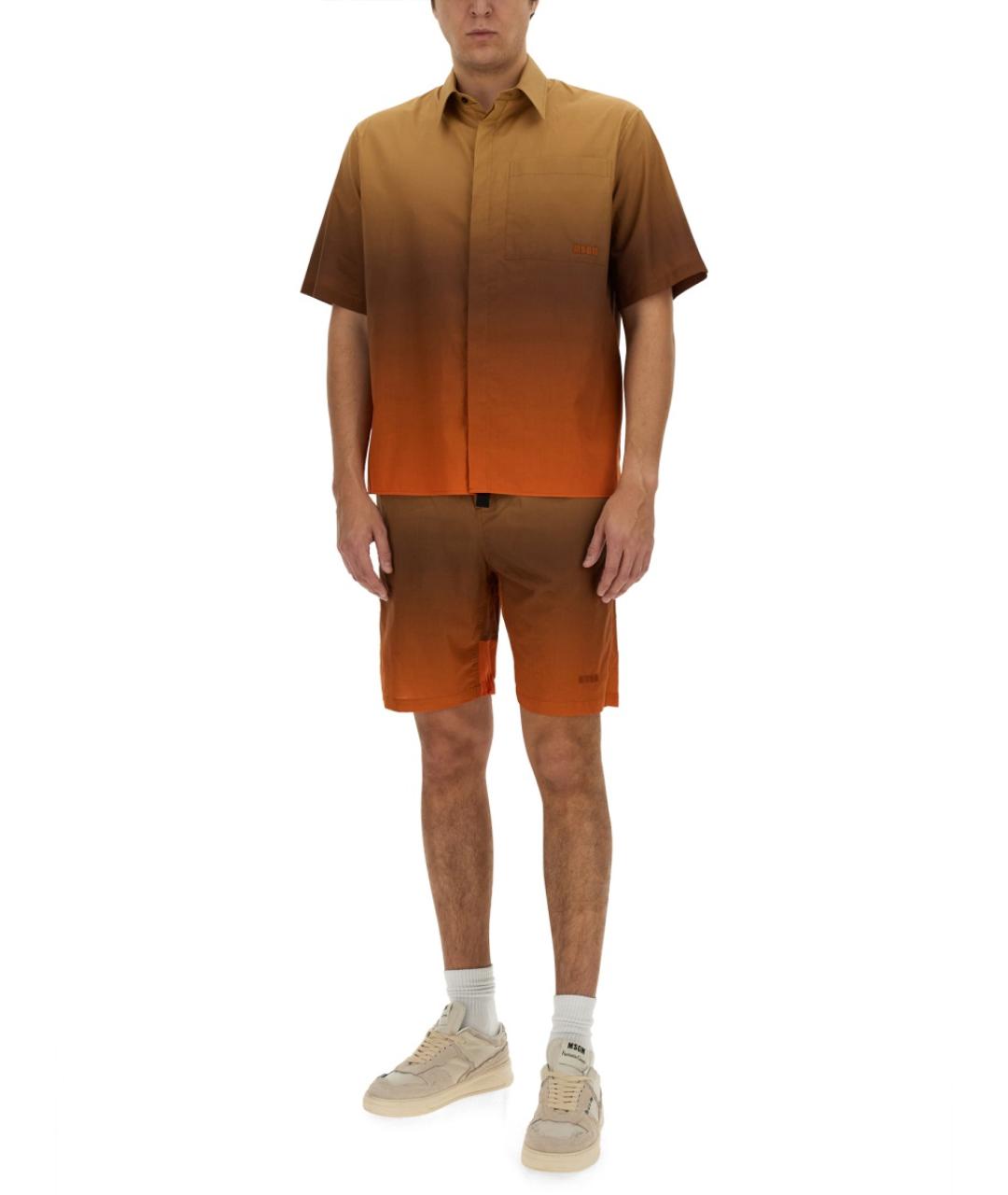 MSGM Мульти хлопковые шорты, фото 2