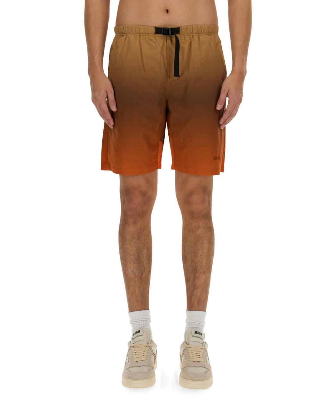 MSGM Мульти хлопковые шорты, фото 5