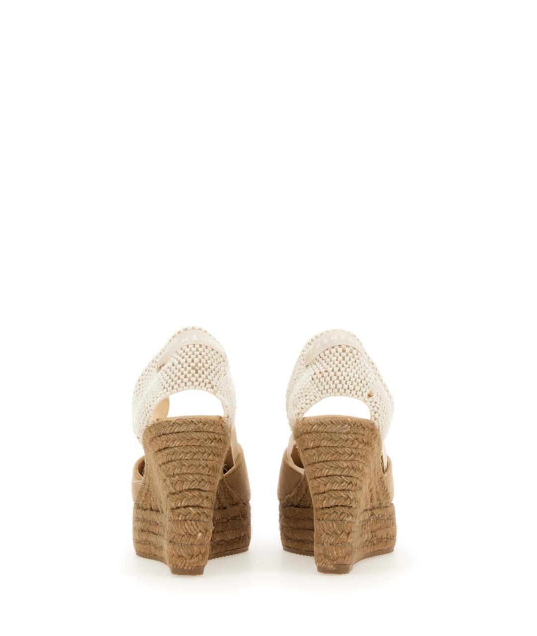 MANEBI Бежевые кожаные туфли, фото 4