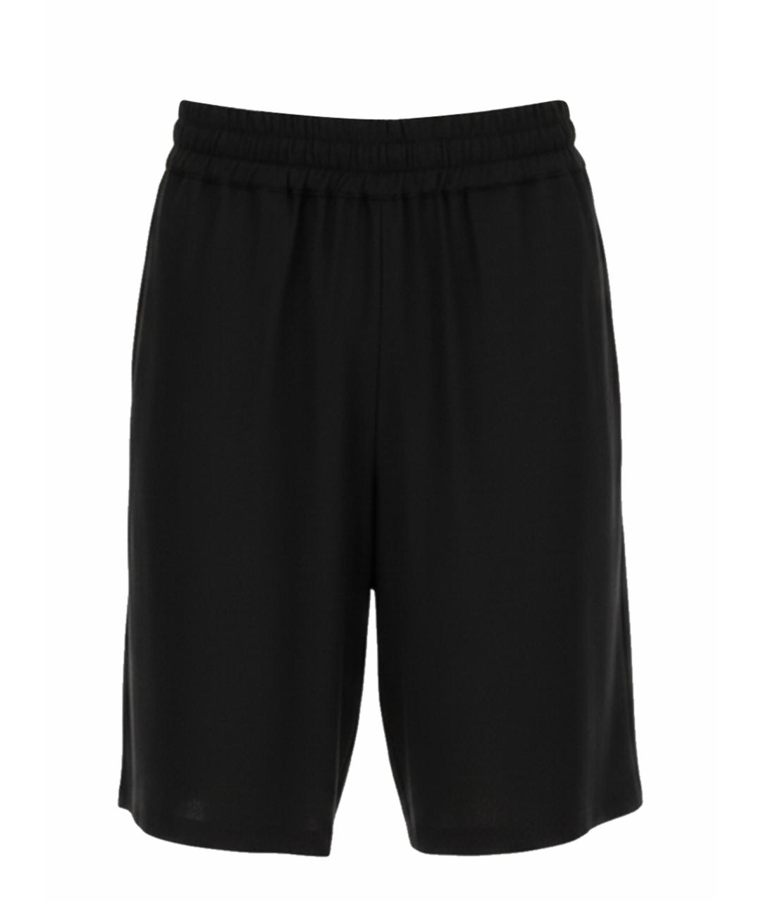 MOSCHINO Черные ацетатные шорты, фото 1