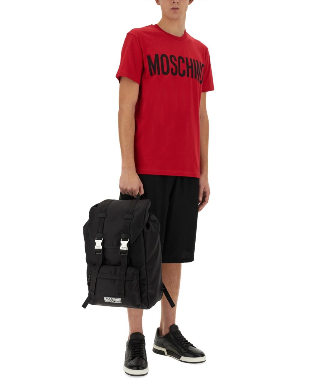 MOSCHINO Черные ацетатные шорты, фото 2