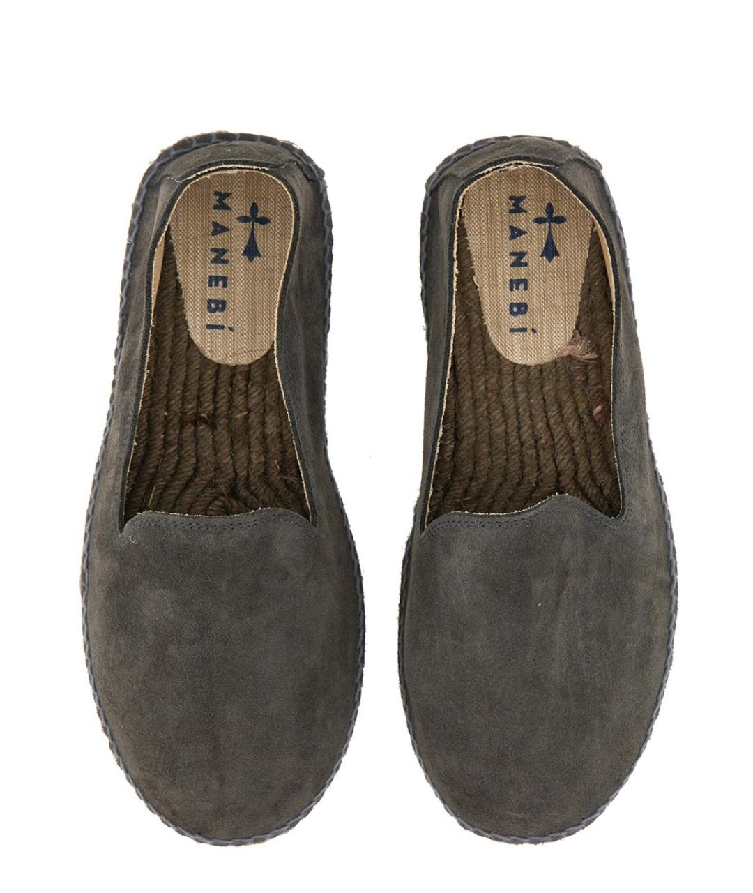 MANEBI Серые замшевые эспадрильи, фото 5