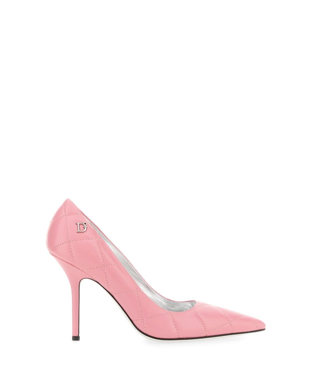 DSQUARED2 Розовые кожаные туфли, фото 1