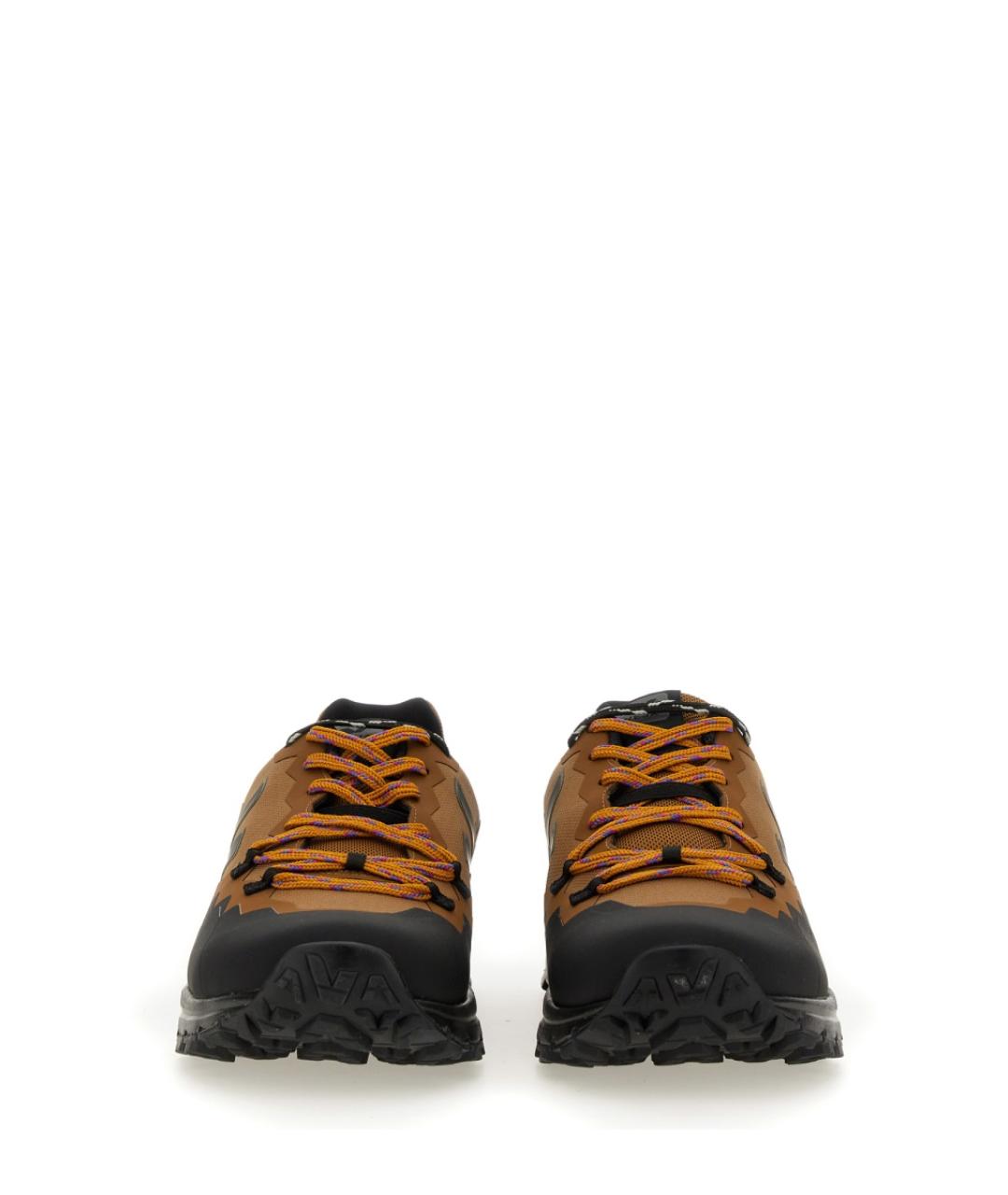 VEJA Коричневые синтетические низкие кроссовки / кеды, фото 4