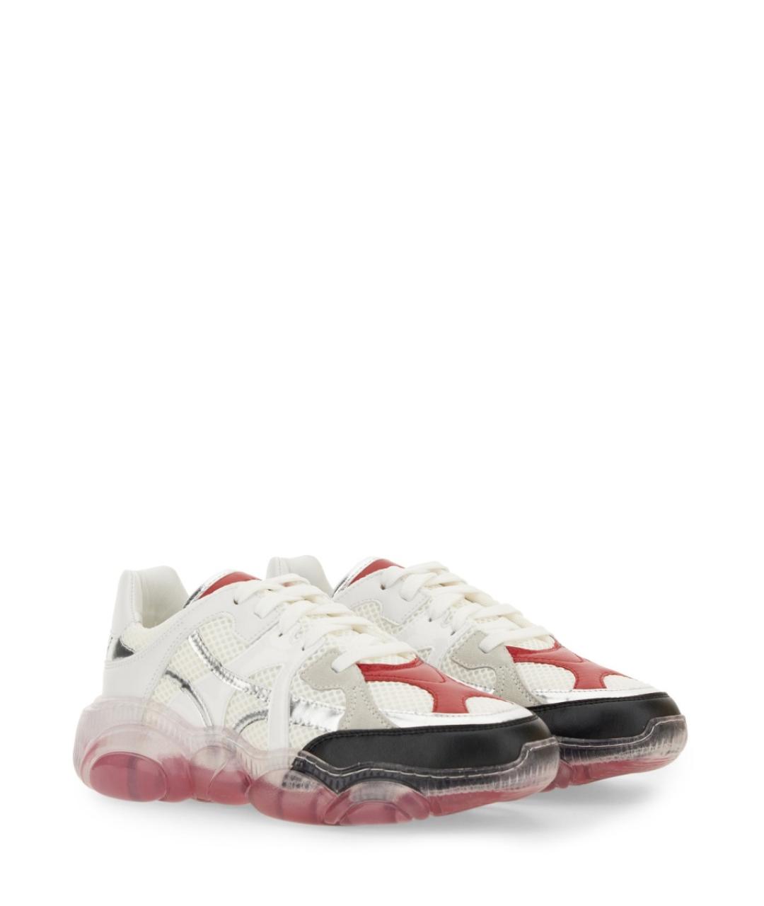 MOSCHINO Белые синтетические кроссовки, фото 2