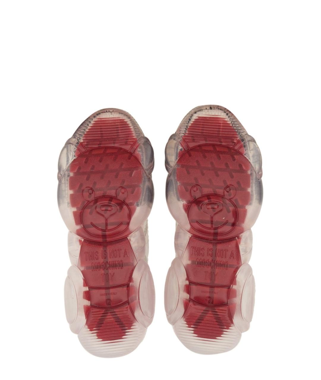 MOSCHINO Белые синтетические кроссовки, фото 6