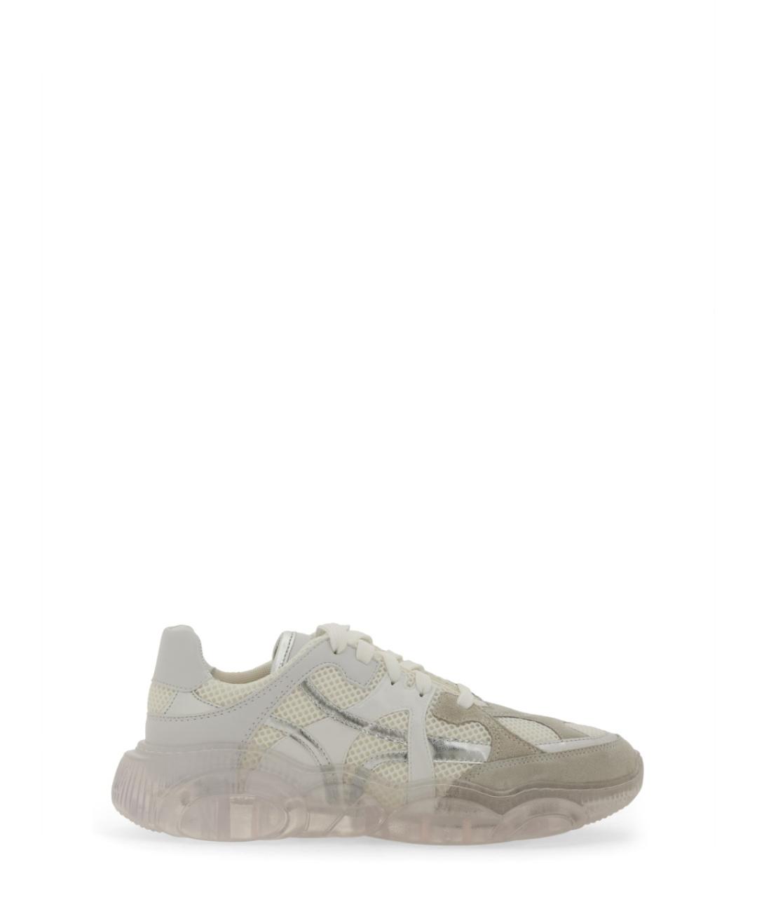 MOSCHINO Белые кроссовки, фото 1