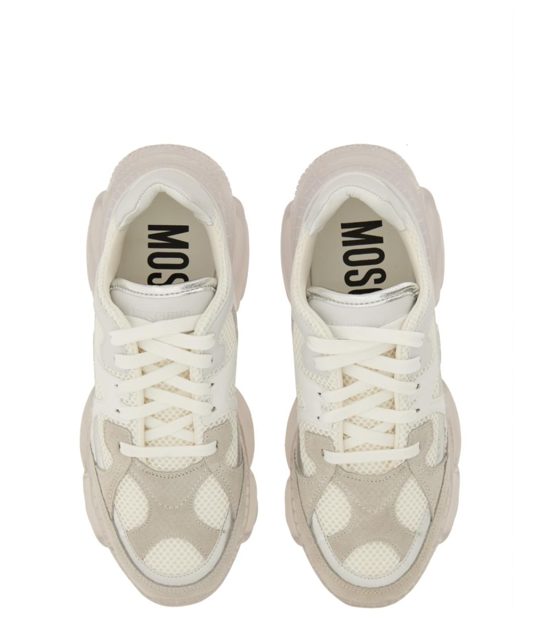 MOSCHINO Белые кроссовки, фото 5