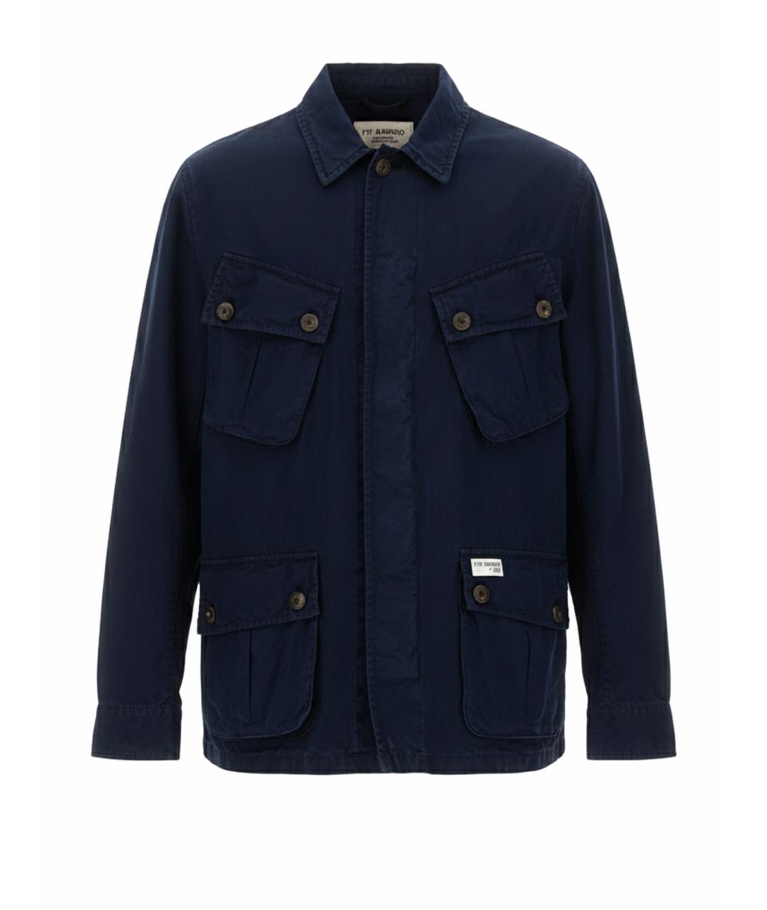 FAY Синяя хлопковая куртка, фото 1