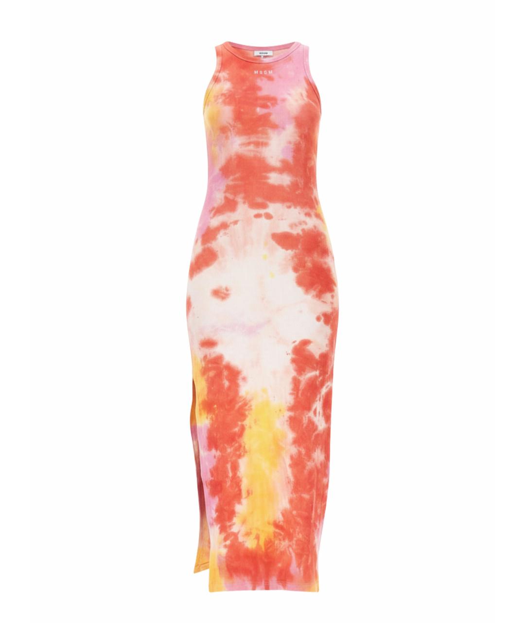 MSGM Мульти хлопковое повседневное платье, фото 1