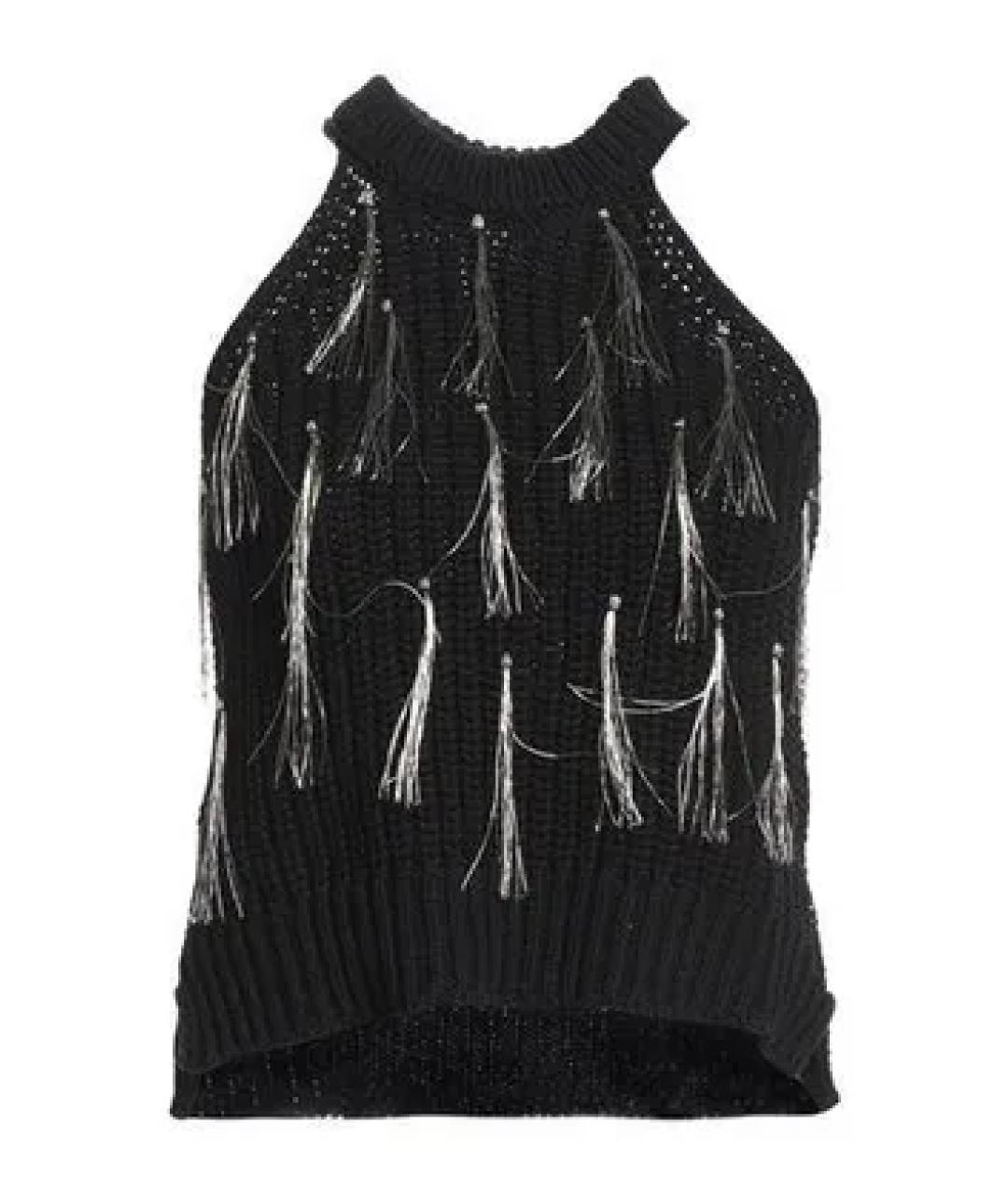 ALYSI Черная хлопковая майка, фото 1