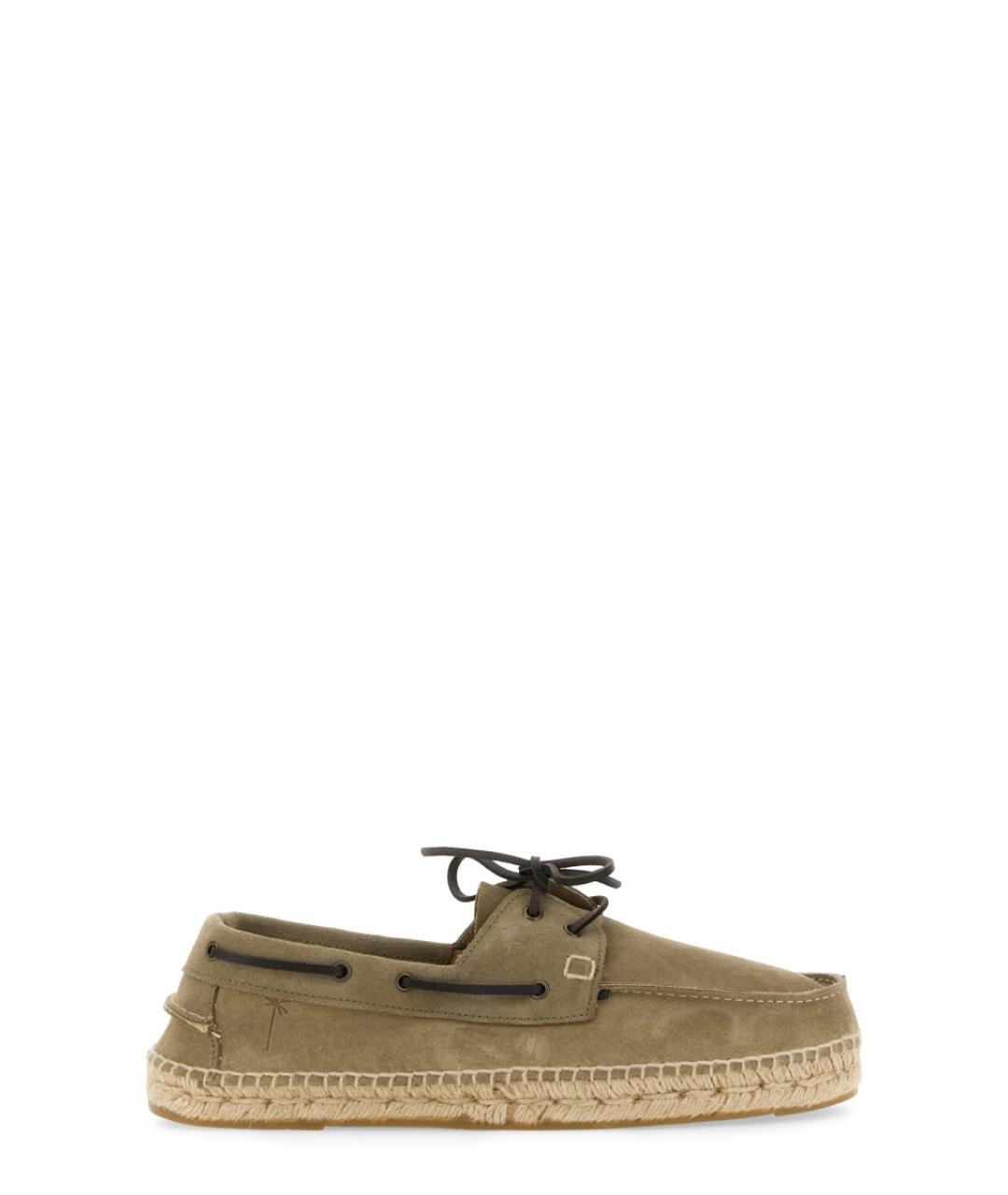 MANEBI Зеленые замшевые эспадрильи, фото 1