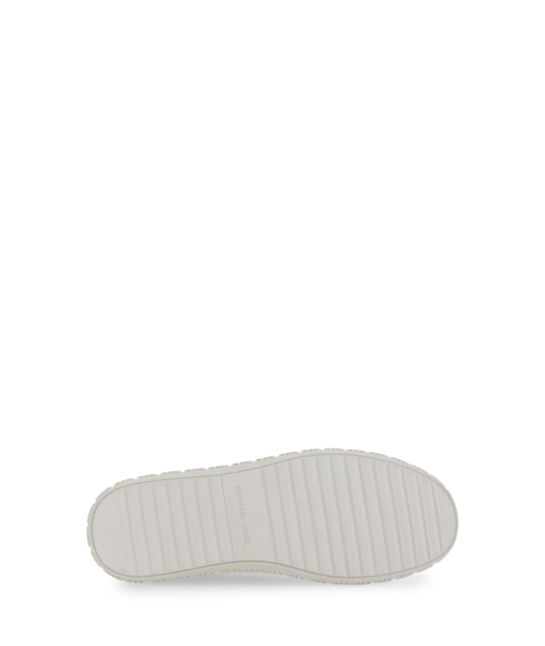 MICHAEL KORS Белые кожаные кеды, фото 6
