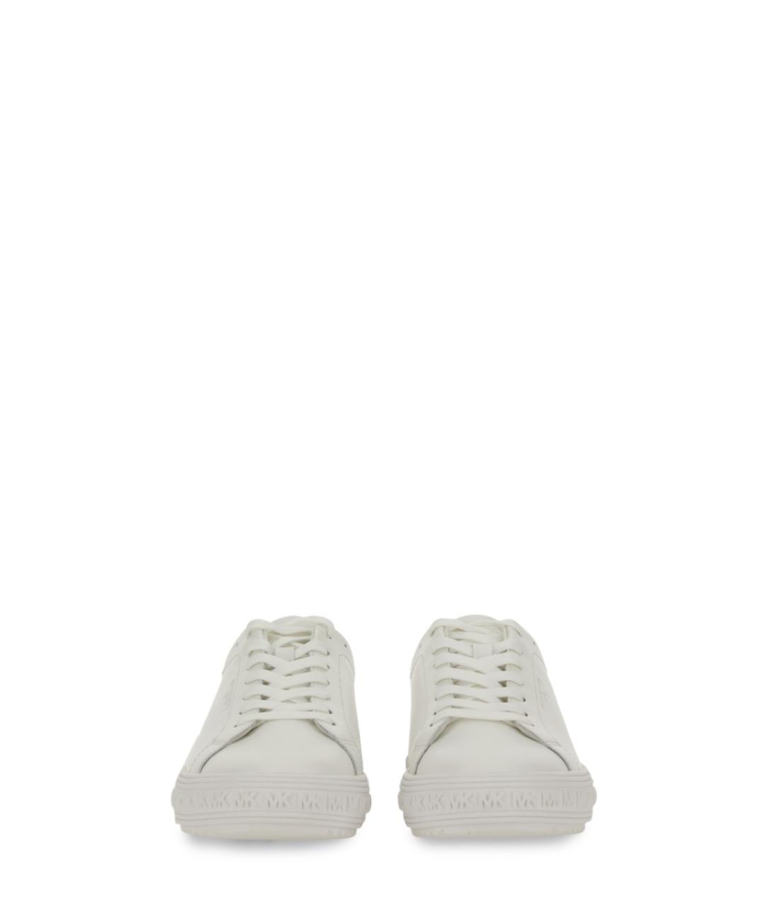 MICHAEL KORS Белые кожаные кеды, фото 5