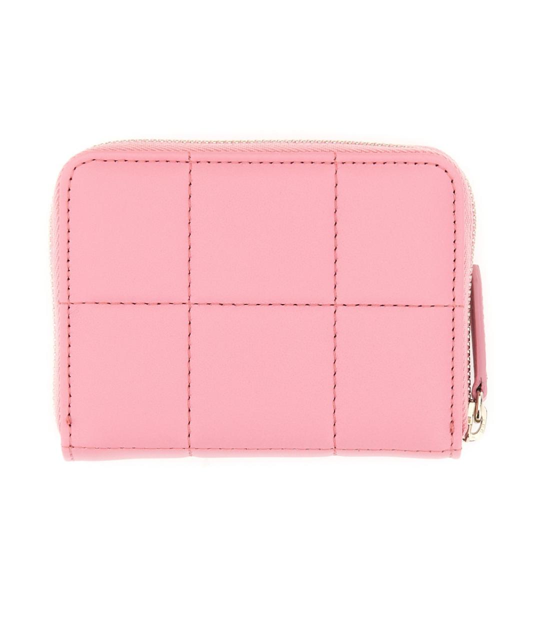 DSQUARED2 Розовый кожаный кошелек, фото 2