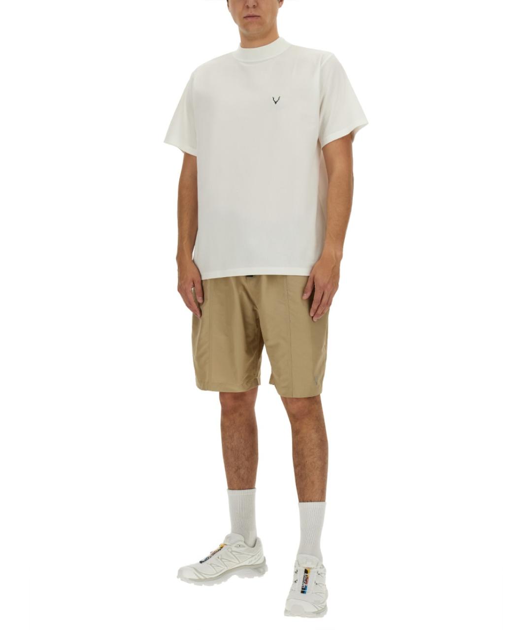 SOUTH2 WEST8 Бежевые хлопковые шорты, фото 2