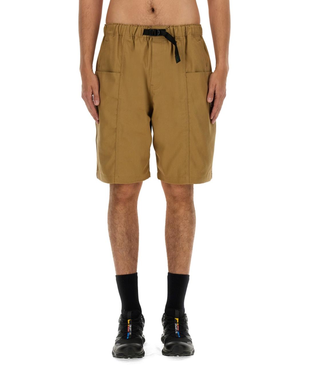 SOUTH2 WEST8 Коричневые хлопковые шорты, фото 5