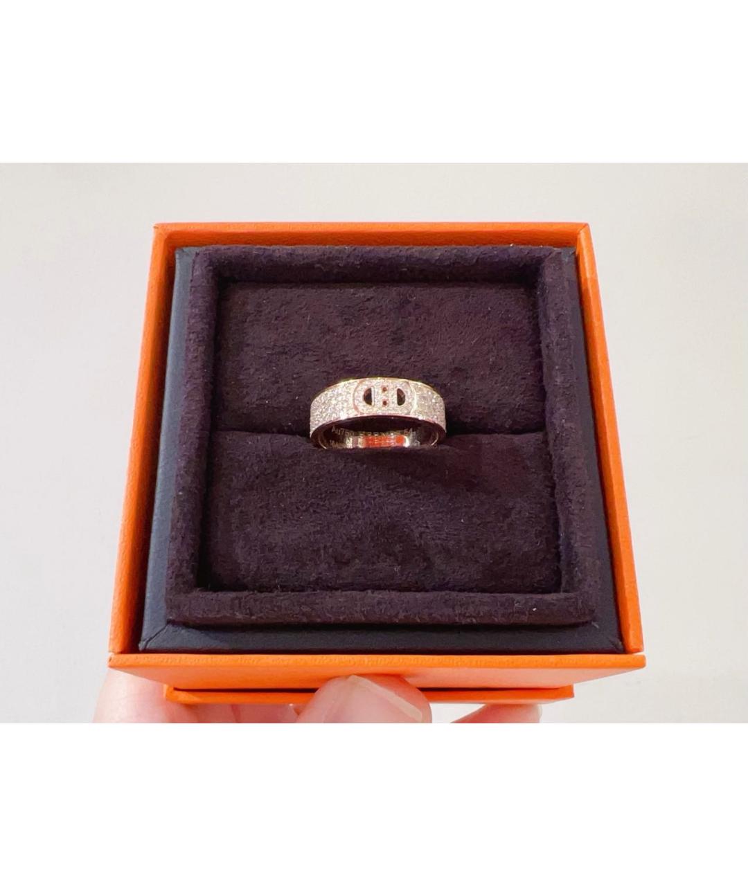 HERMES Розовое кольцо из розового золота, фото 2