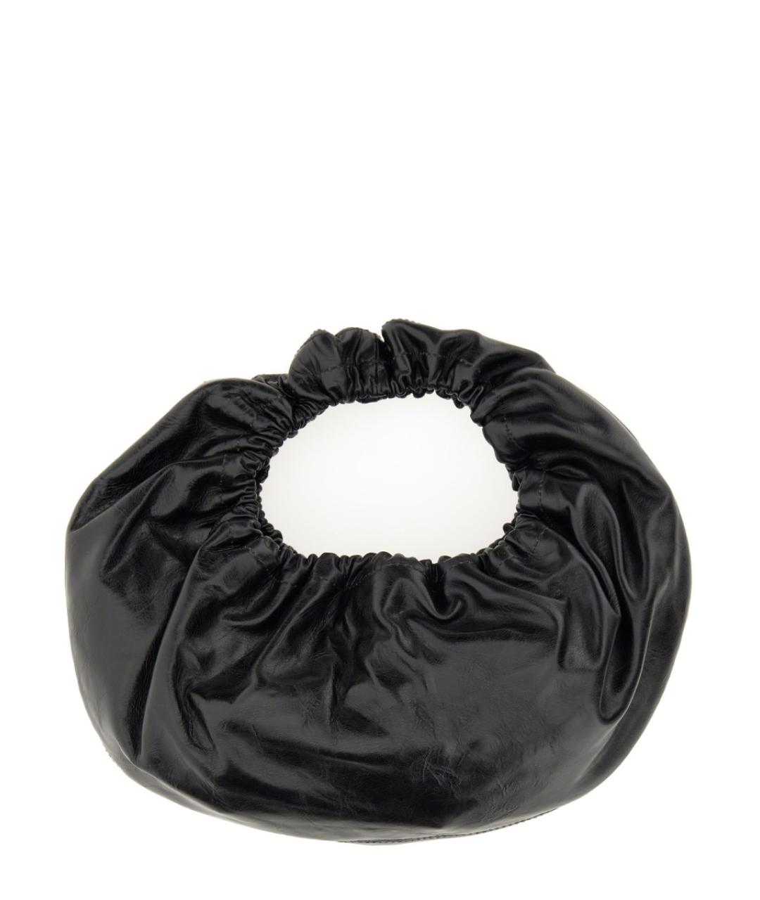 ALEXANDER WANG Черная кожаная сумка с короткими ручками, фото 2