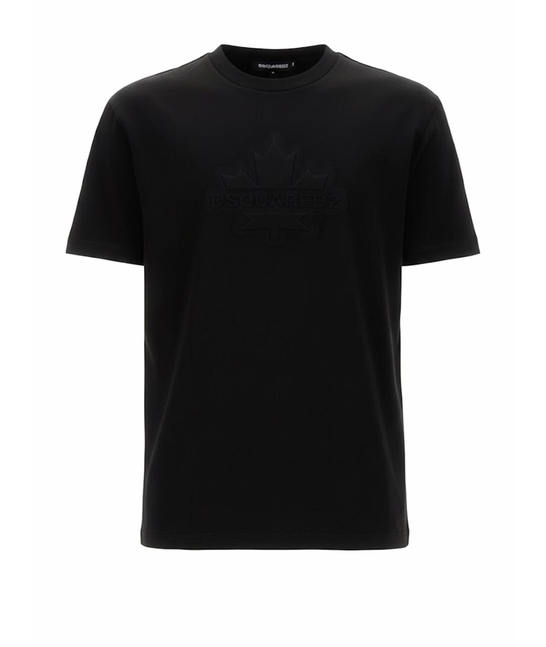 DSQUARED2 Черная хлопковая футболка, фото 1