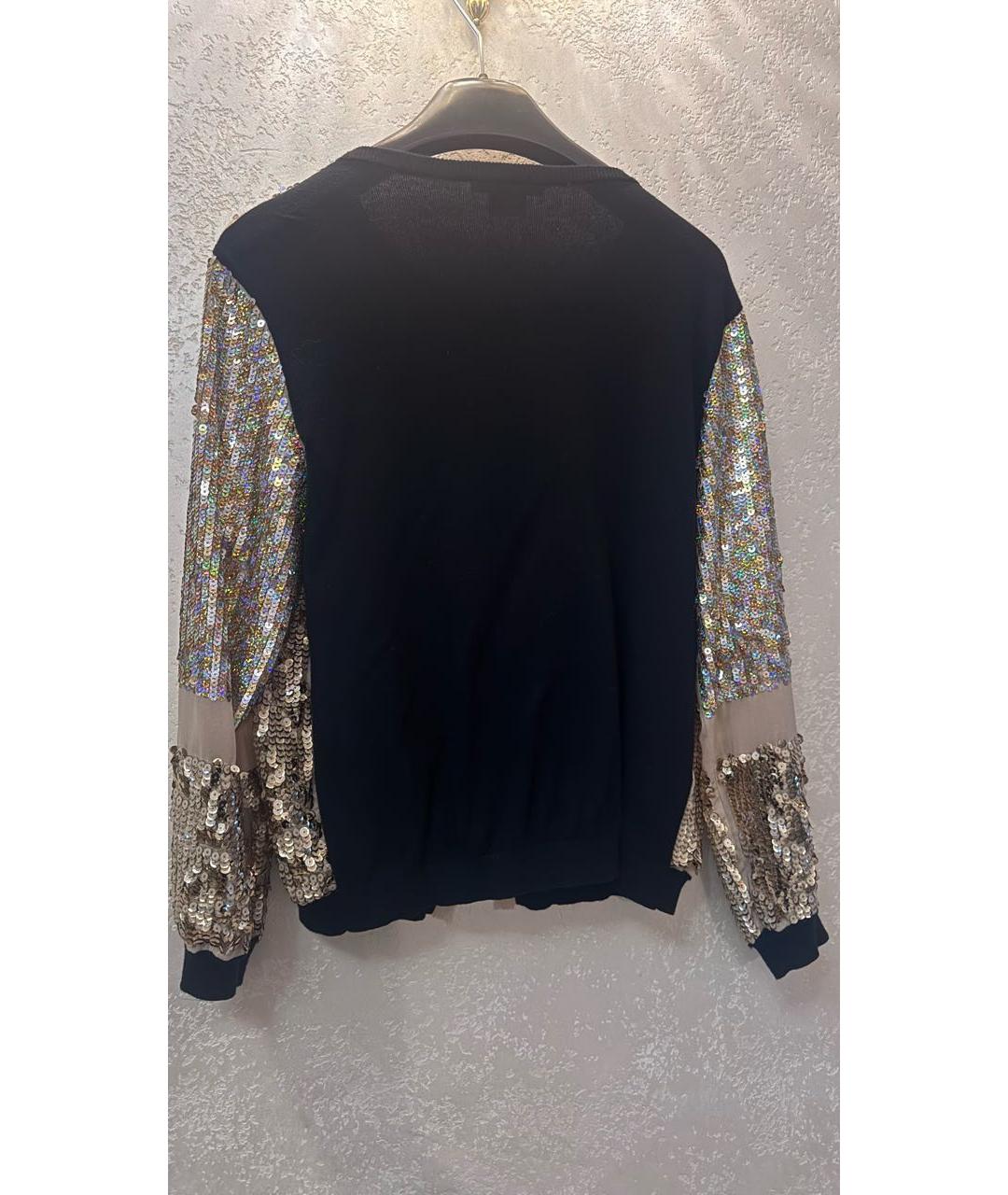 PINKO Золотой полиэстеровый кардиган, фото 2