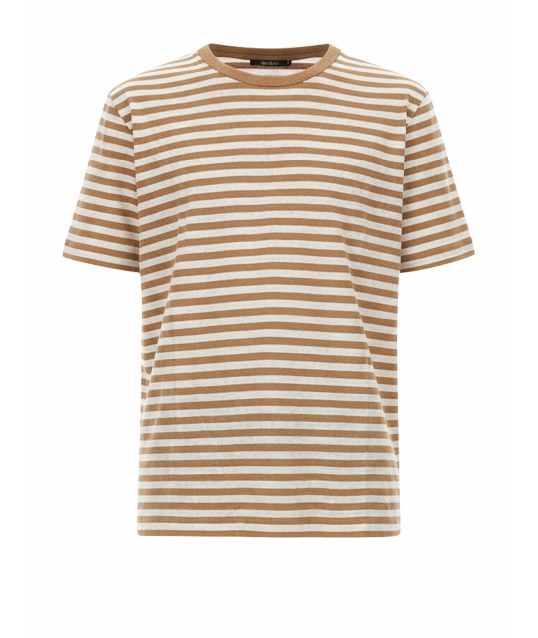 HUGO BOSS Бежевая хлопковая футболка, фото 1