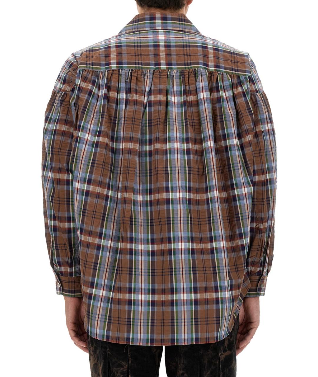 AïE Синяя хлопковая кэжуал рубашка, фото 3