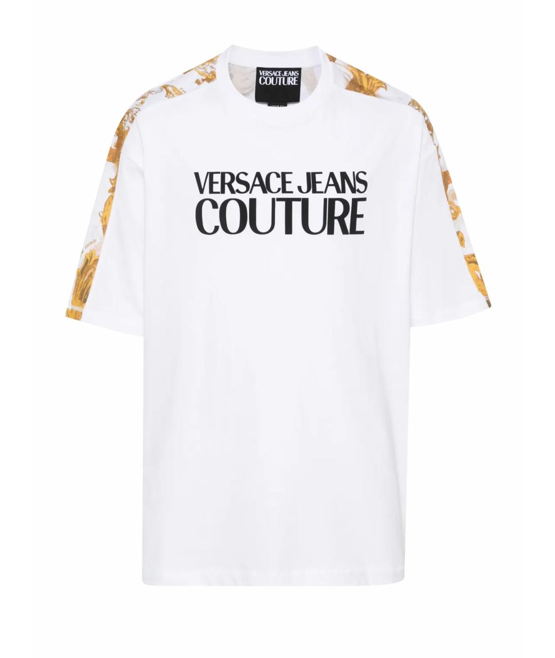 VERSACE JEANS COUTURE Белая хлопковая футболка, фото 1