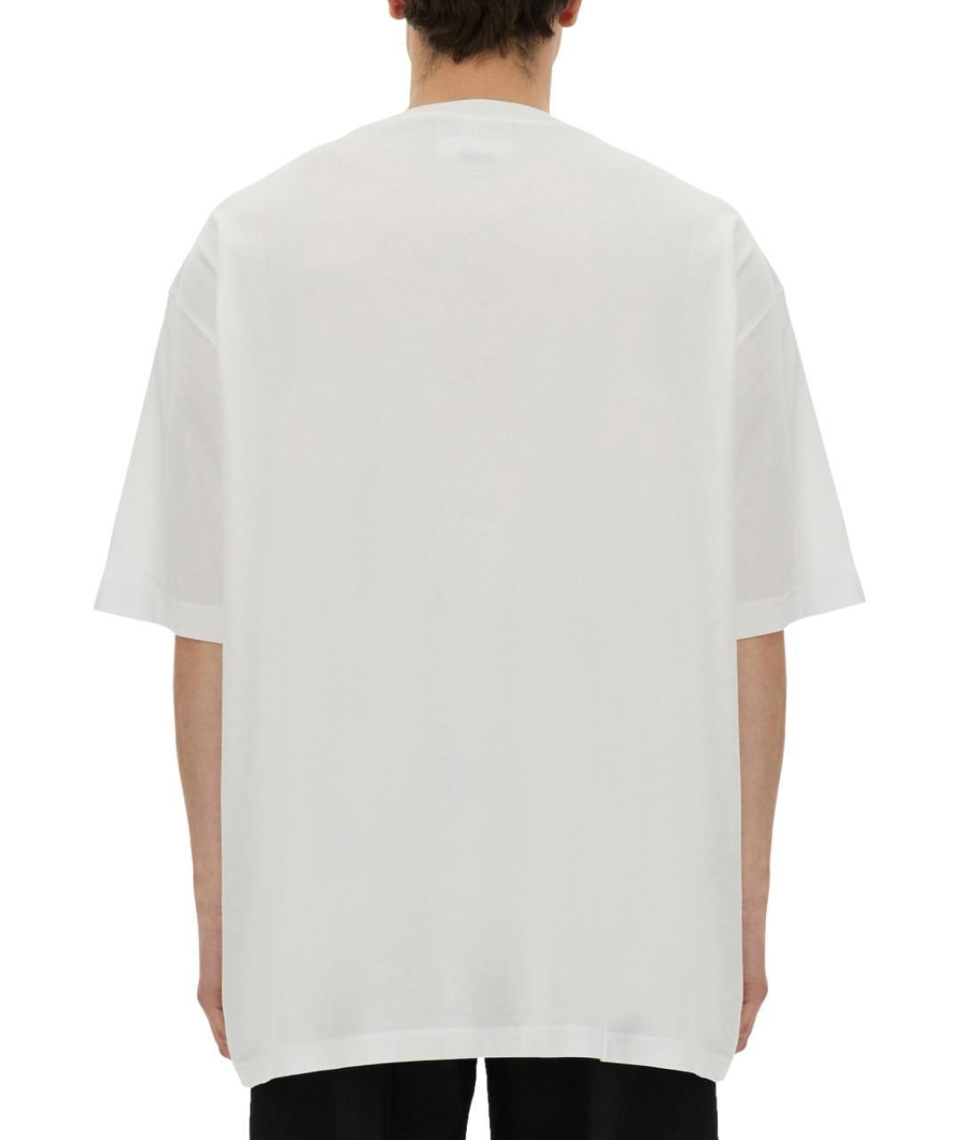 VERSACE JEANS COUTURE Белая хлопковая футболка, фото 3