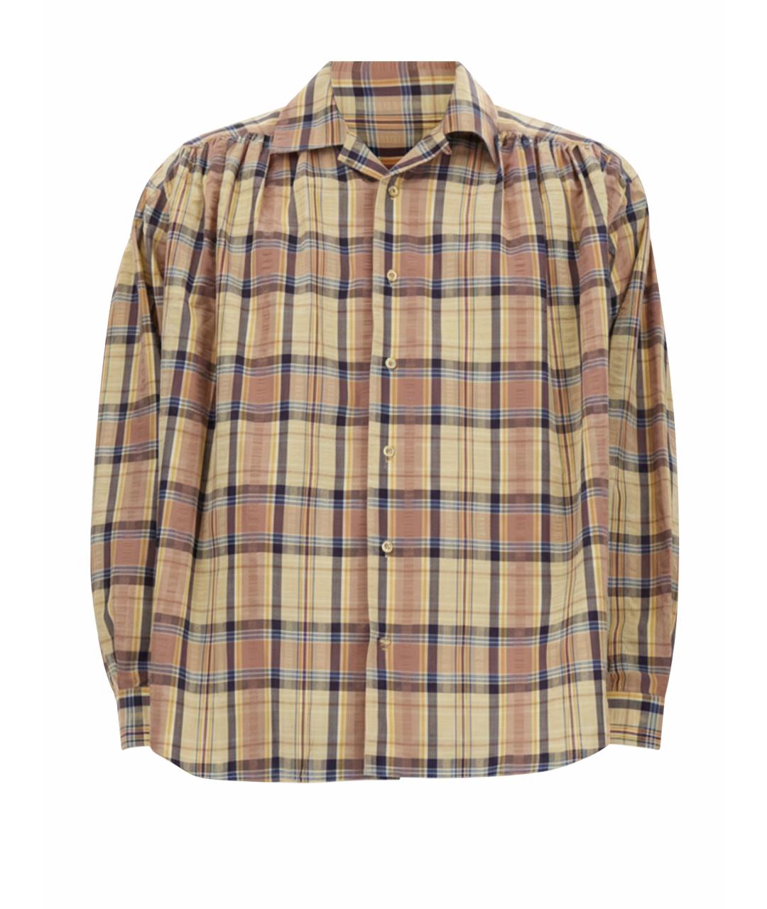 AïE Желтая хлопковая кэжуал рубашка, фото 1