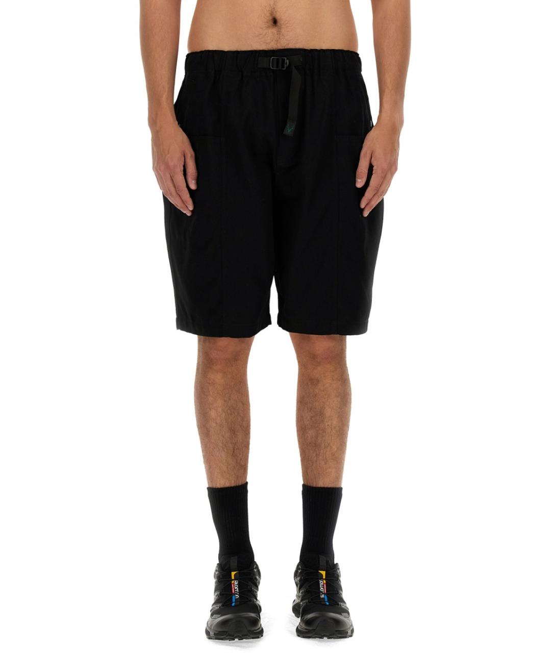 SOUTH2 WEST8 Черные хлопковые шорты, фото 4