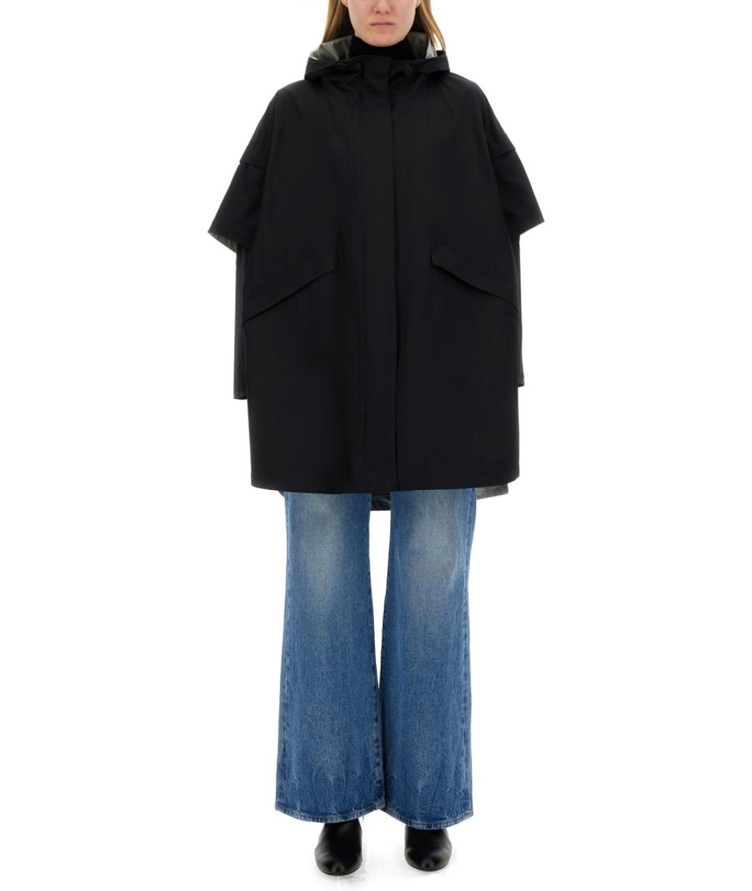 HERNO Черная полиэстеровая парка, фото 2