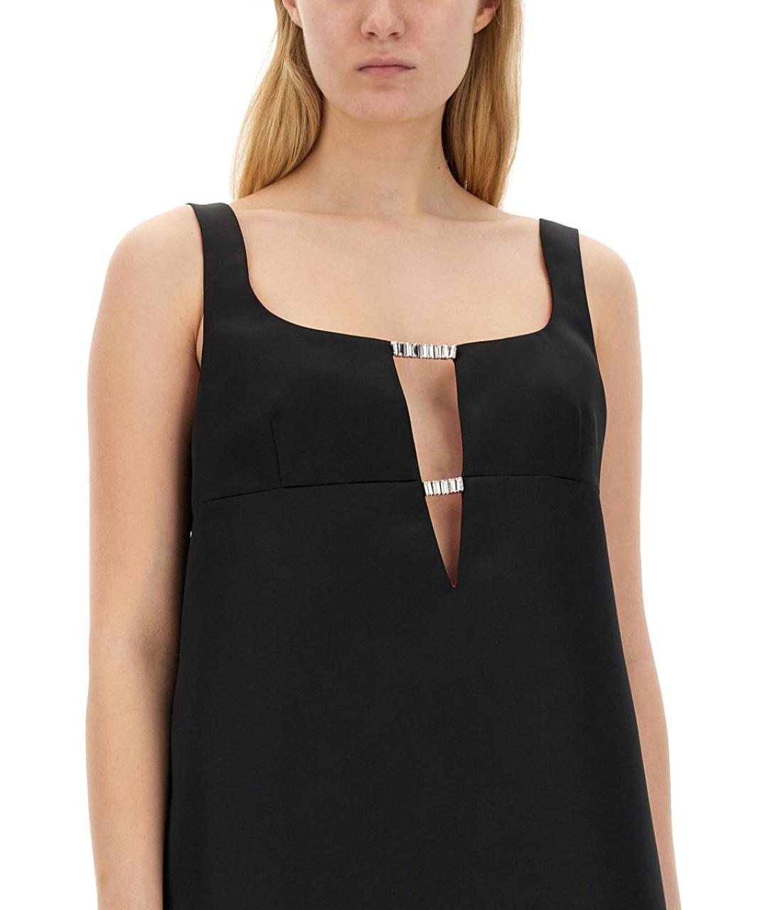 NINA RICCI Черное полиэстеровое вечернее платье, фото 5