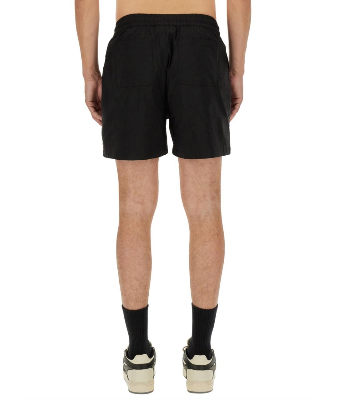 REPRESENT Черные хлопковые шорты, фото 3