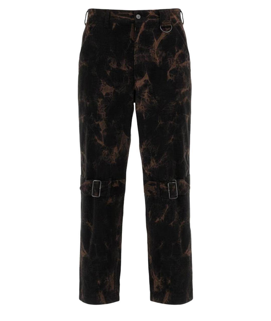 AïE Черные хлопковые повседневные брюки, фото 1