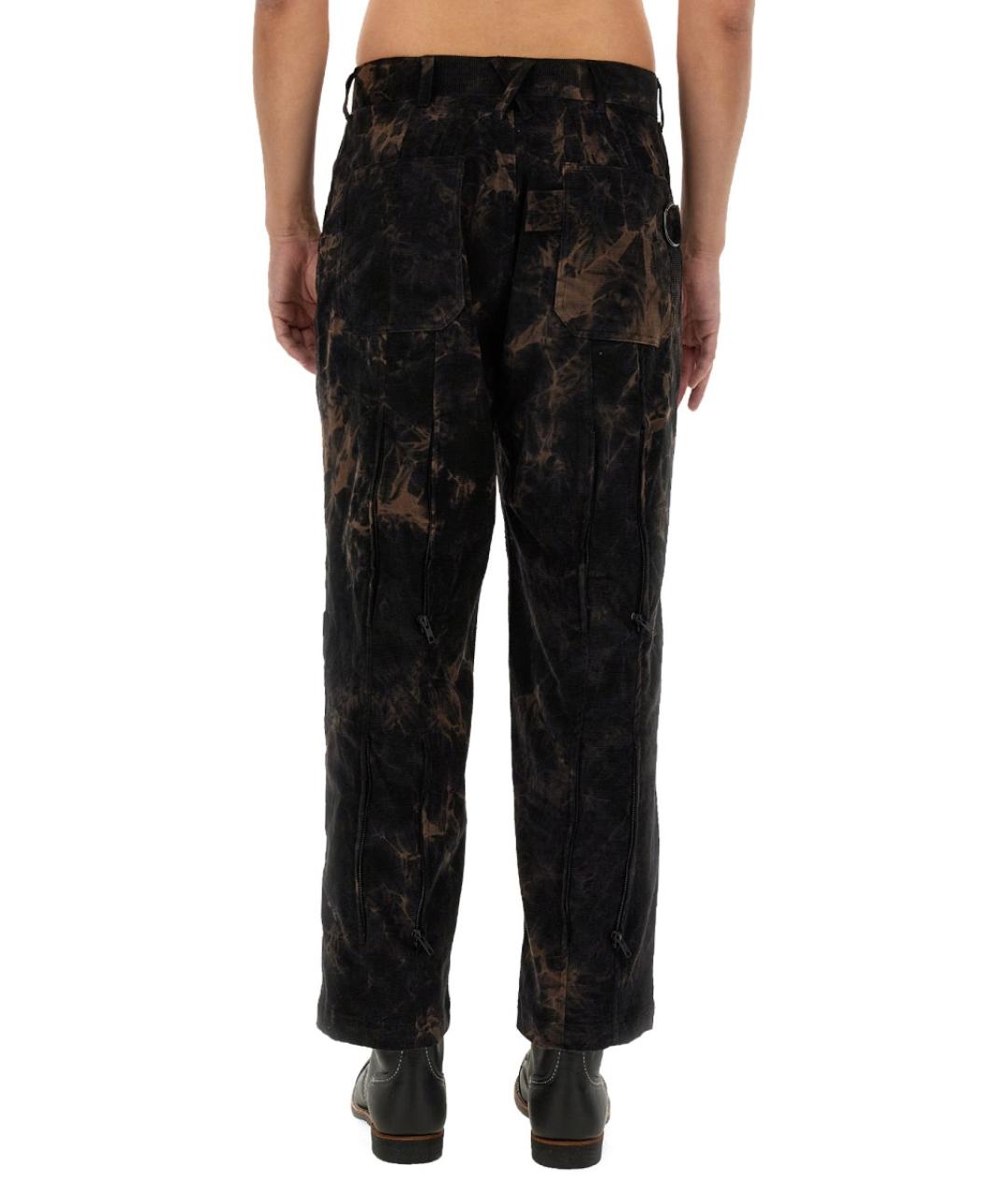 AïE Черные хлопковые повседневные брюки, фото 3