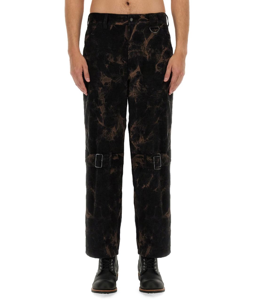 AïE Черные хлопковые повседневные брюки, фото 5